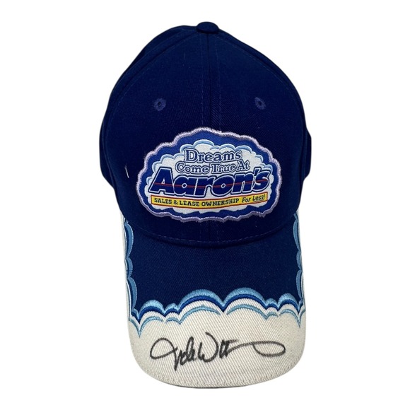 Michael Waltrip‎ Aaron's NASCAR Hat Cap #99 Signed Autographed Racing - Picture 1 of 11